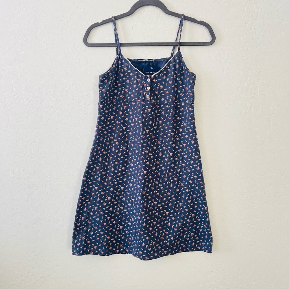 Brandy Melville Mini Blue Floral Dress